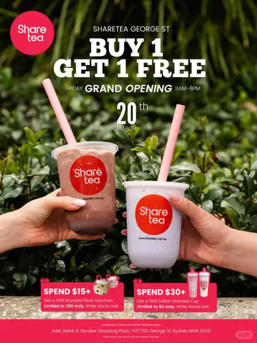 Sharetea store opening